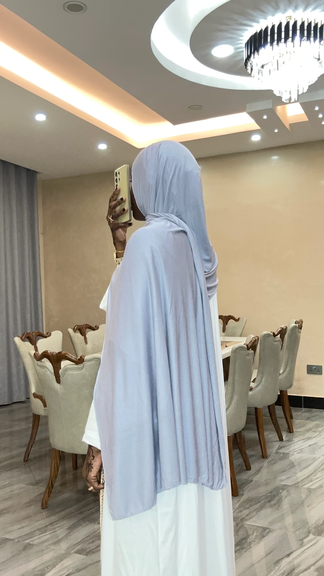 Periwinkle veil, reference 9546