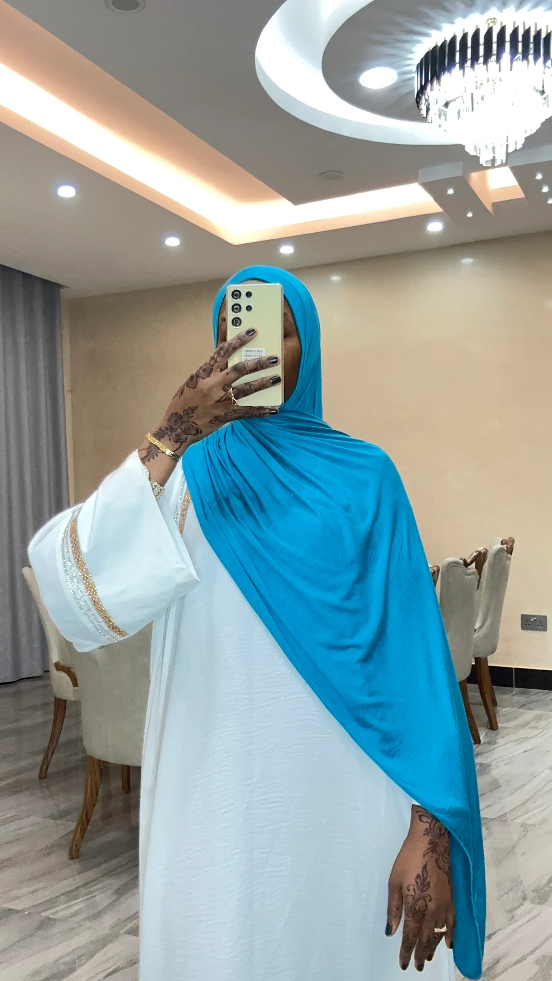 Turquoise veil, reference 9659